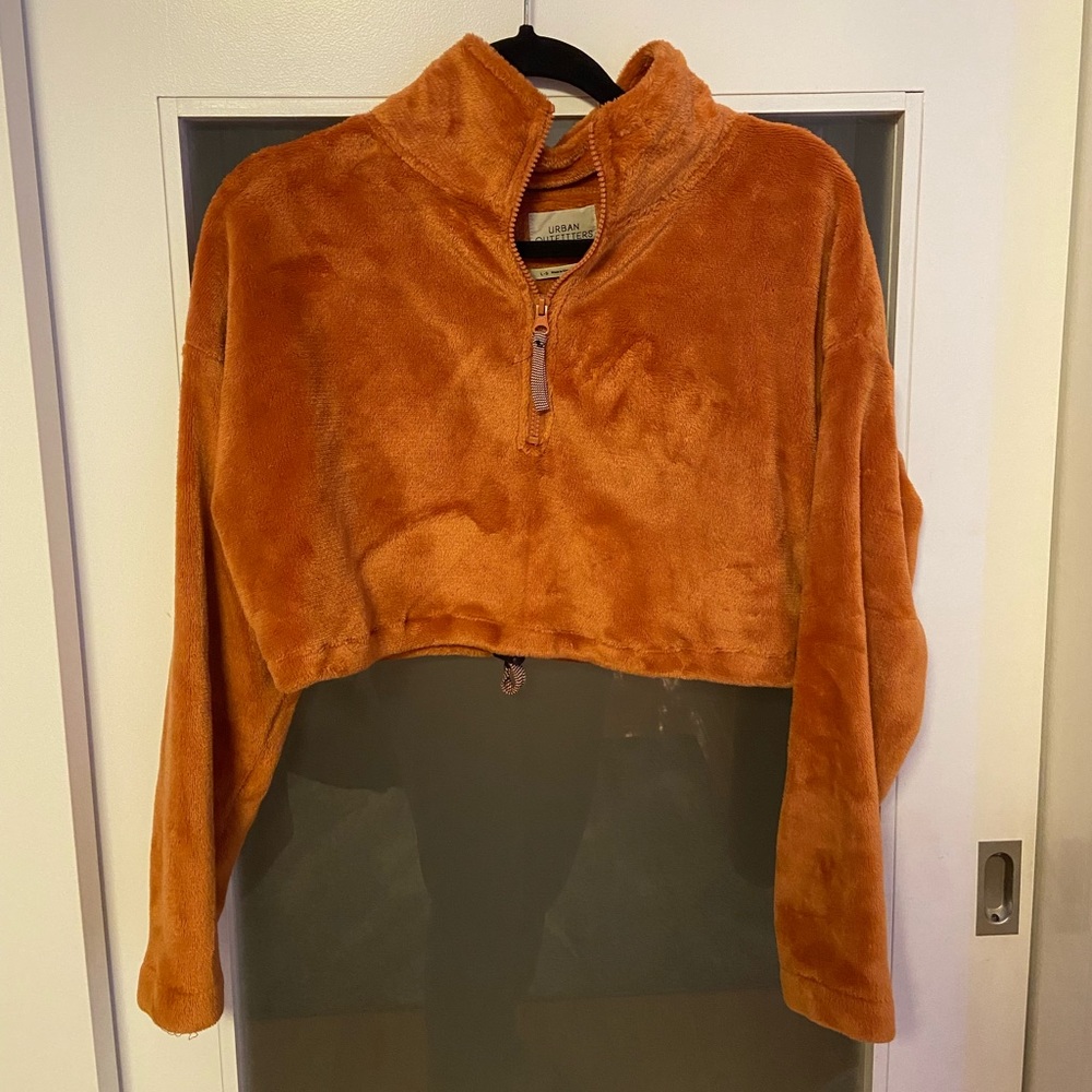 Urban outfitters zip up crop